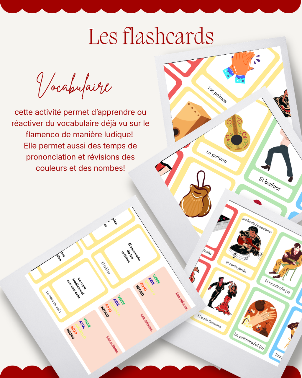 Activité jeu flamenco