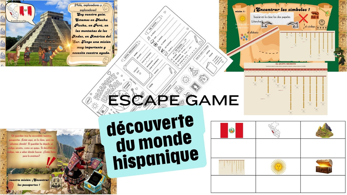 Escape game débutant et culturel pour découvrir le monde hispanique