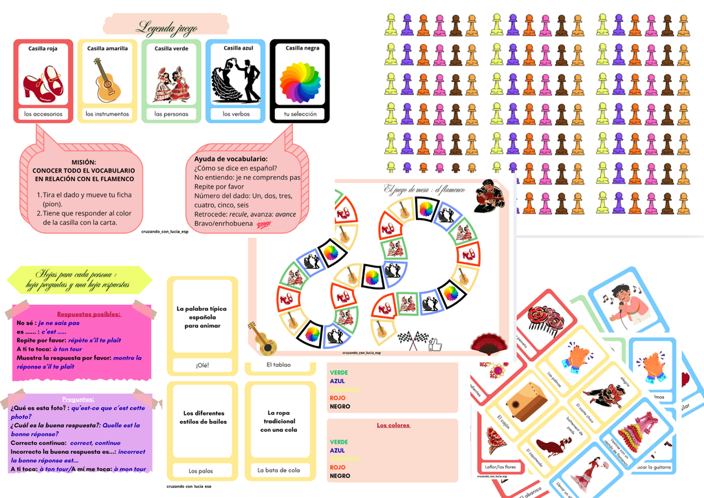 Activité jeu flamenco